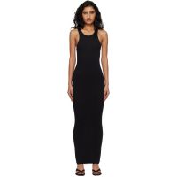 Entire Studios Black Muscle Tank Midi Dress 261940F054005
