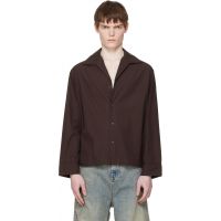 Entire Studios Brown LS Pajama Shirt 261940M192018