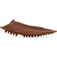 Kiko Kostadinov Brown Ramberg Slip-On Flats 261985F118003