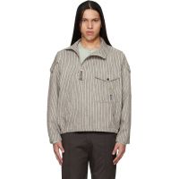 Kiko Kostadinov Brown Farkas Pullover Jacket 261985M180010