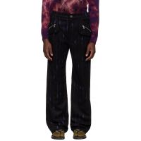 Kiko Kostadinov Black & Blue Komlo Trousers 261985M191021