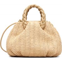 HEREU Beige Bombon M Raffia Bag 261991F046006
