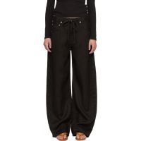 Citizens of Humanity Brown Brynn Drawstring Linen Trousers 262030F087011