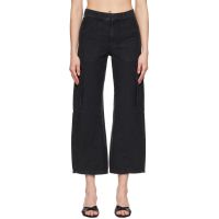 Citizens of Humanity Black Thassos Twisted Seam Utility Trousers 262030F087014