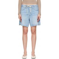 Citizens of Humanity Blue Brynn Drawstring Denim Shorts 262030F088000