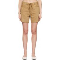 Citizens of Humanity Brown Brynn Drawstring Denim Shorts 262030F088002