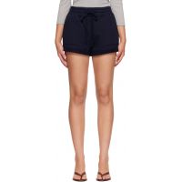 Citizens of Humanity Navy Vivienne Rolled Sweat Shorts 262030F088012