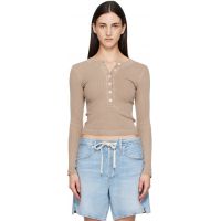 Citizens of Humanity Taupe Varra Henley 262030F110007