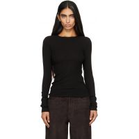 Citizens of Humanity Black Bina Crewneck T-shirt 262030F110009