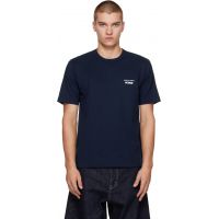 Comme des Garcons Homme Navy Chest Logo Cotton T-shirt 262057M213001