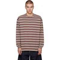 Comme des Garcons Homme Brown Cotton Jersey Stripe T-shirt 262057M213003