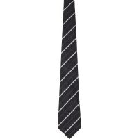 Comme des Garcons Homme Deux Black Thick Stripe Tie 262058M158004