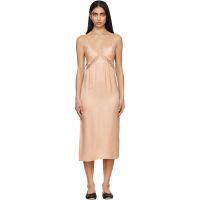 ANINE BING Pink Carissa Slip Dress 262092F054002