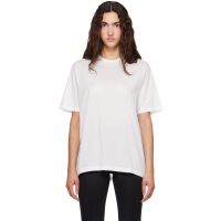 The Frankie Shop White Harper Soft Organic T-shirt 262115F110003