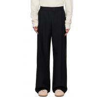 Stockholm (Surfboard) Club Black Relaxed Fit Trousers 262137M191003
