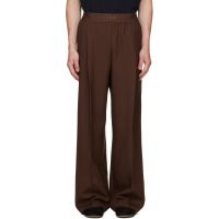 Stockholm (Surfboard) Club Brown Relaxed Fit Trousers 262137M191005
