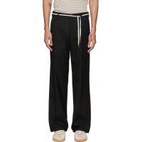 Stockholm (Surfboard) Club Black Tailored Bootcut Pinstripe Trousers 262137M191008