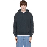 Stockholm (Surfboard) Club Black Printed Hoodie 262137M202002