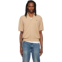 Polo Ralph Lauren Beige Short Sleeve Collared Sport Shirt 262213M192013