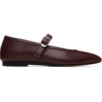 Le Monde Beryl Burgundy Ballet Mary Jane Ballerina Flats 262226F118009