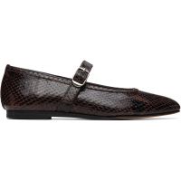 Le Monde Beryl Brown Ballet Mary Jane Ballerina Flats 262226F118011