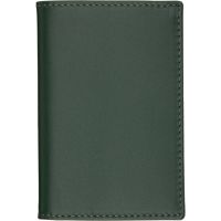 COMME des GARCONS WALLETS Green Classic Leather Line Card Holder 262230M163005
