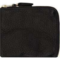 COMME des GARCONS WALLETS Black Washed Wallet 262230M164001