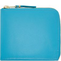 COMME des GARCONS WALLETS Blue Classic Leather Wallet 262230M164013