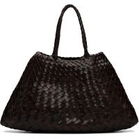 Dragon Diffusion Brown Santa Croce Small Tote 262243F049002