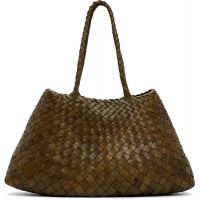 Dragon Diffusion Khaki Santa Croce Big Tote 262243F049003