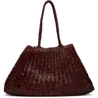 Dragon Diffusion Burgundy Santa Croce Big Tote 262243F049004