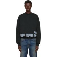 Rivington Roi Rebis Black CVA Crewneck Sweatshirt 262268M201006