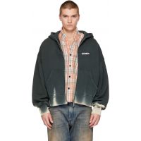 Rivington Roi Rebis Gray Dark Country CVA Zip Hoodie 262268M202014