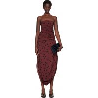Proenza Schouler Burgundy Nayara Maxi Dress 262288F055001