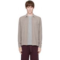 Merz b. Schwanen Beige Merino Wool-Cashmere-Silk Long Sleeve Cardigan 262328M192007