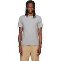 Merz b. Schwanen Gray 2M15 Mid-Century Machine Refined Fit T-shirt 262328M213005