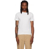 Merz b. Schwanen White 1950s Loopwheeled Classic Fit Lightweight T-shirt 262328M213008