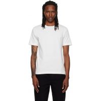 Merz b. Schwanen White 2M15 Mid-Century Machine Refined Fit T-shirt 262328M213009