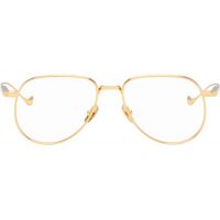 Cutler and Gross Gold Pembroke 1429 Aviator Optical Glsases 262331M133004