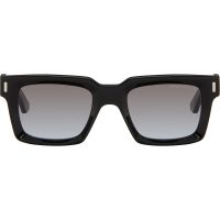 Cutler and Gross Black 1386 Square Sunglasses 262331M134011