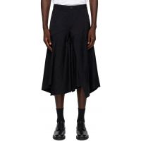 Comme des Garcons Homme Plus Black Gabardine Trousers 262347M191000