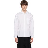 Comme des Garcons Homme Plus White Cotton Poplin Shirt 262347M192002