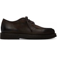 Marsell Brown Moccar Leather Oxfords 262349M231006
