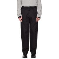 POST ARCHIVE FACTION (PAF) Black Cut Out Trousers 262351M191000