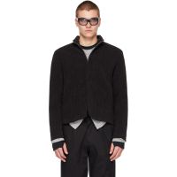 POST ARCHIVE FACTION (PAF) Black Corduroy Track Jacket 262351M202003