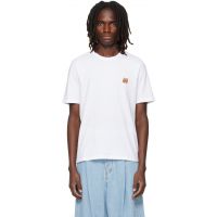 Maison Kitsune White Fox Head Regular T-shirt 262389M213044