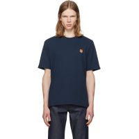 Maison Kitsune Navy Fox Head Regular T-shirt 262389M213046