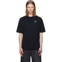 Maison Kitsune Black Cafe Relax T-shirt 262389M213055