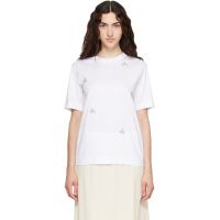 Simone Rocha White Embellished Boy T-shirt 262405F110011