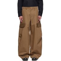 Simone Rocha Khaki Balloon Knee Pleat Cargo Pants 262405M188000